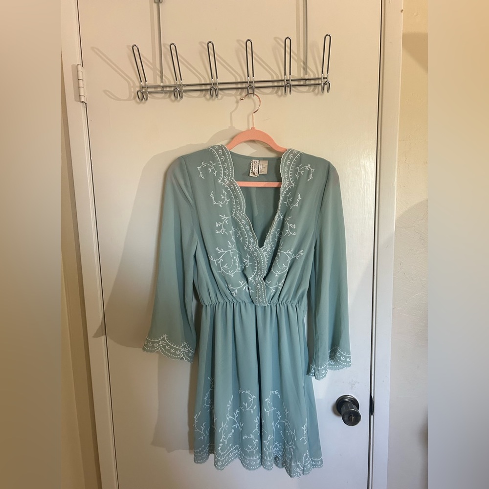 H&M Sage Green Dress